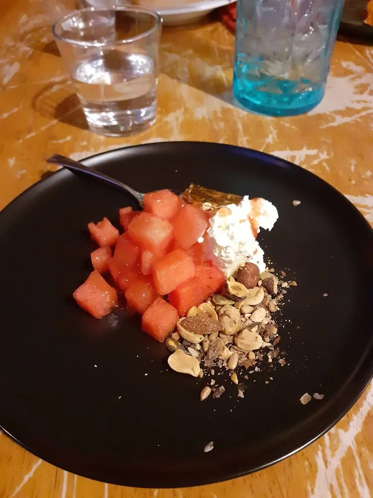 Pasteque Miel Chantilly Arachides Grillés À Sec